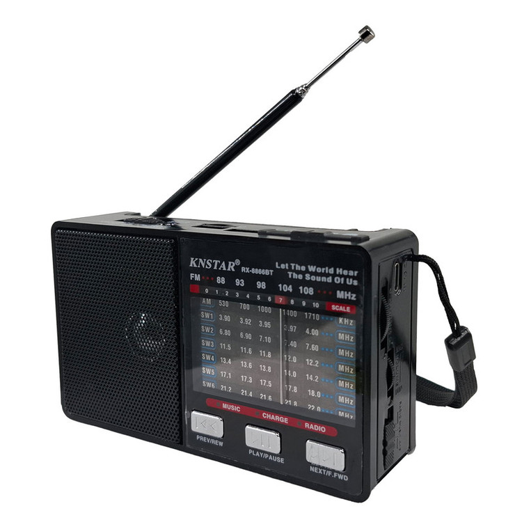 رادیو FM، AM، SW، SW2 کنستار مدل RX-8866BT دارای پورت تایپ c