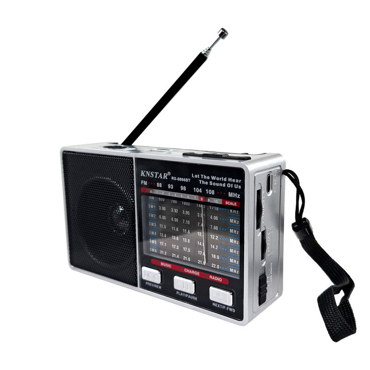 رادیو FM، AM، SW، SW2 کنستار مدل RX-8866BT دارای پورت تایپ c