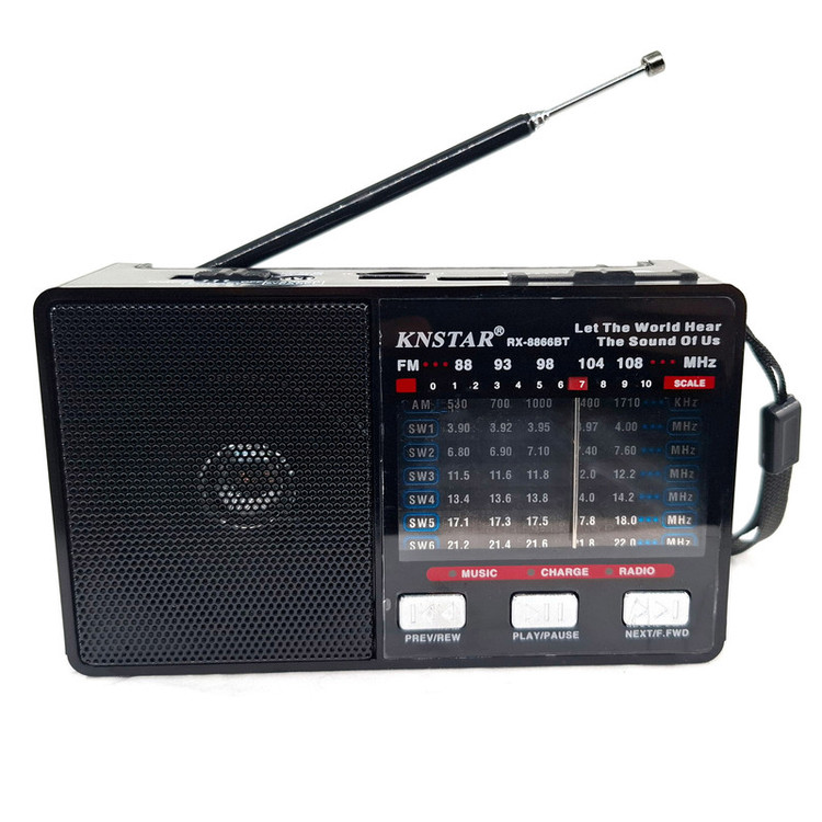 رادیو FM، AM، SW، SW2 کنستار مدل RX-8866BT دارای پورت تایپ c