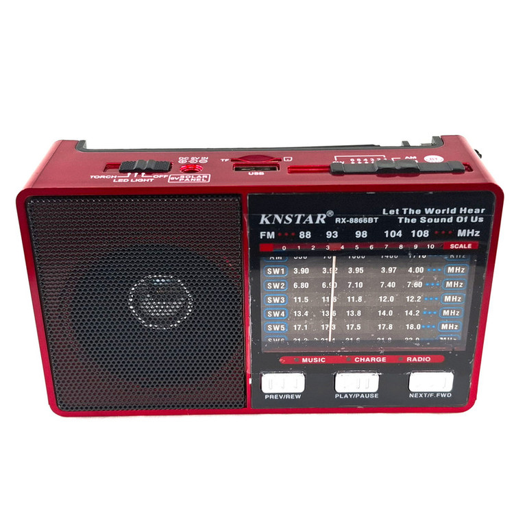 رادیو FM، AM، SW، SW2 کنستار مدل RX-8866BT دارای پورت تایپ c