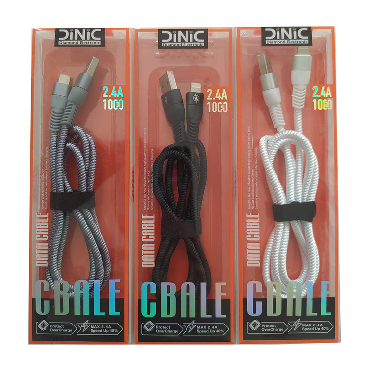 کابل تبدیل USB به لایتنینگ دینیک مدل KNF طول 1 متر
