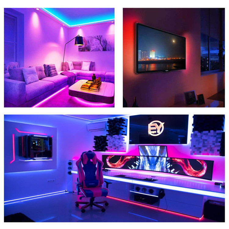 ریسه ال ای دی RGB مدل Full Color Tv Light USB طول 2 متر