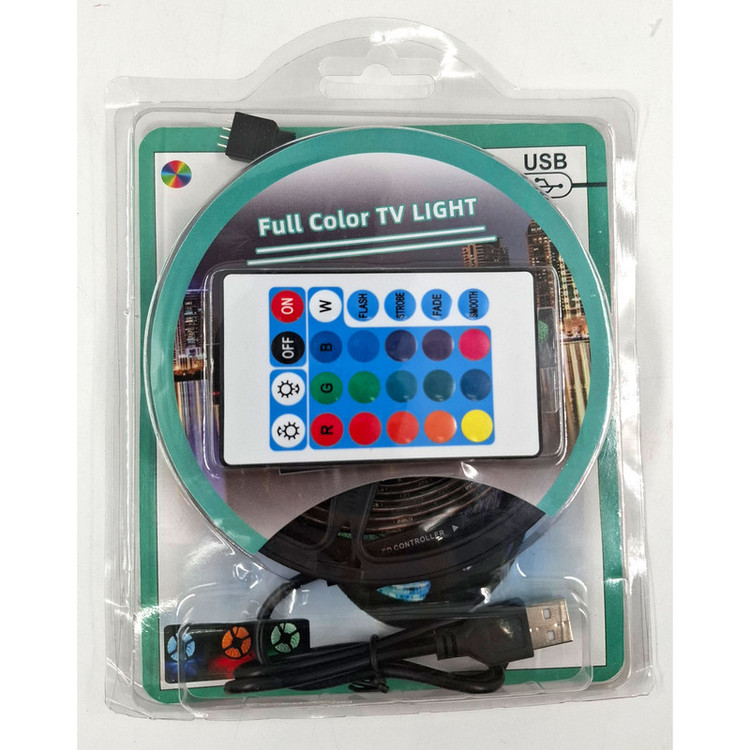 ریسه ال ای دی RGB مدل Full Color Tv Light USB طول 2 متر