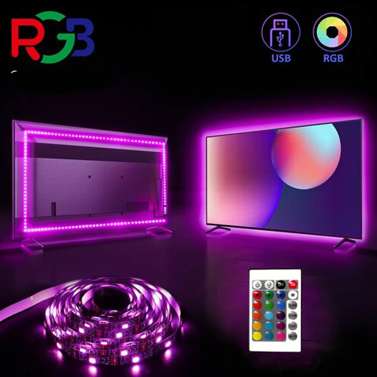 ریسه ال ای دی RGB مدل Full Color Tv Light USB طول 2 متر