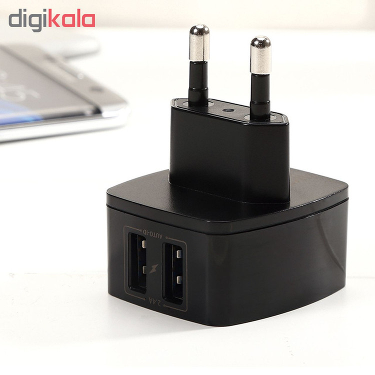 شارژر دیواری دینیک مدل DN-227 به همراه کابل MicroUSB