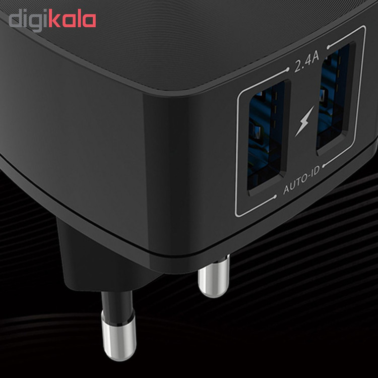 شارژر دیواری دینیک مدل DN-227 به همراه کابل MicroUSB