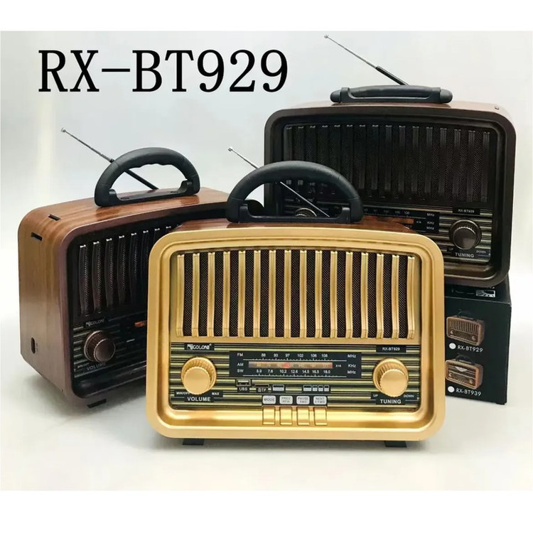 رادیو اسپیکر FM، AM، SW گولون مدل RX-BT929 دارای پورت USB