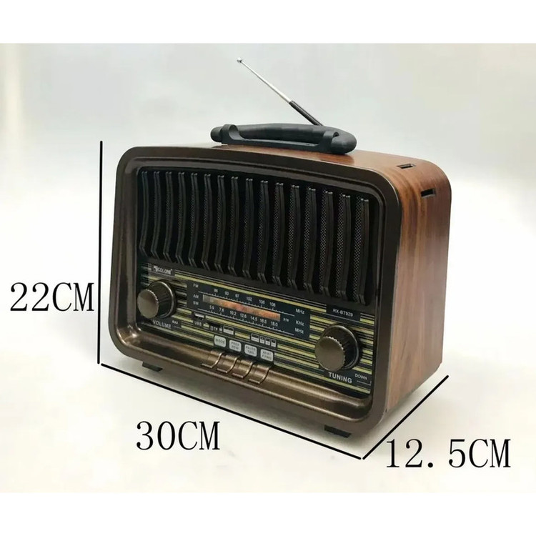 رادیو اسپیکر FM، AM، SW گولون مدل RX-BT929 دارای پورت USB