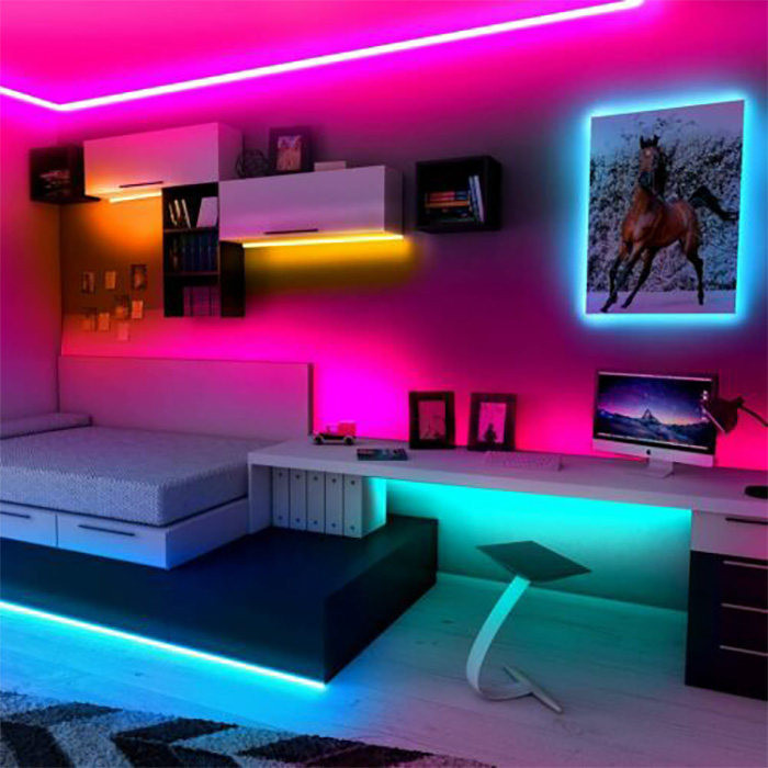 ریسه ال ای دی دریم لایت مدل RGB 5050 طول 5 متر