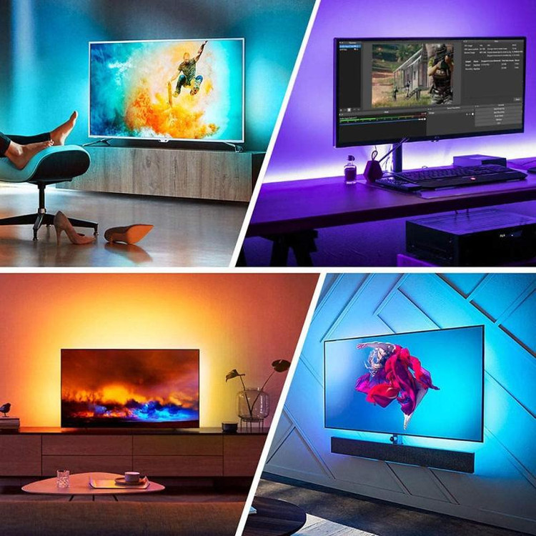 ریسه ال ای دی دریم لایت مدل RGB 5050 طول 5 متر