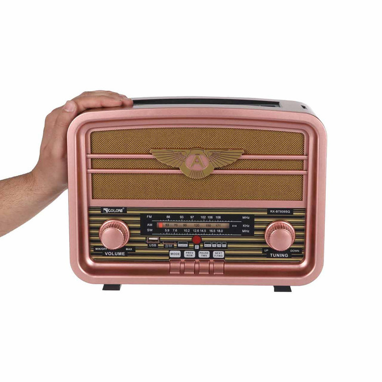 رادیو اسپیکر FM، AM، SW گولون مدل RX-BT939SQ دارای پورت USB