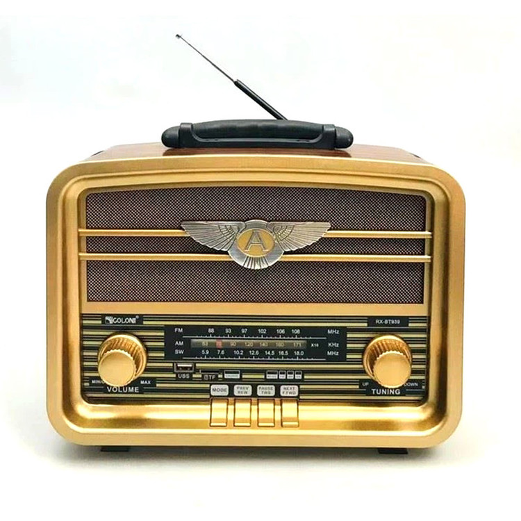 رادیو اسپیکر FM، AM، SW گولون مدل RX-BT939 دارای پورت USB