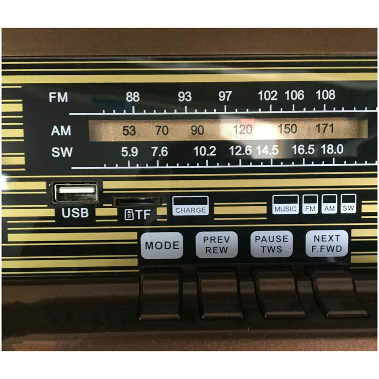 رادیو اسپیکر FM، AM، SW گولون مدل RX-BT939 دارای پورت USB